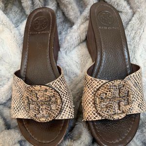 Tory Burch Wedge Sandals Size 6
